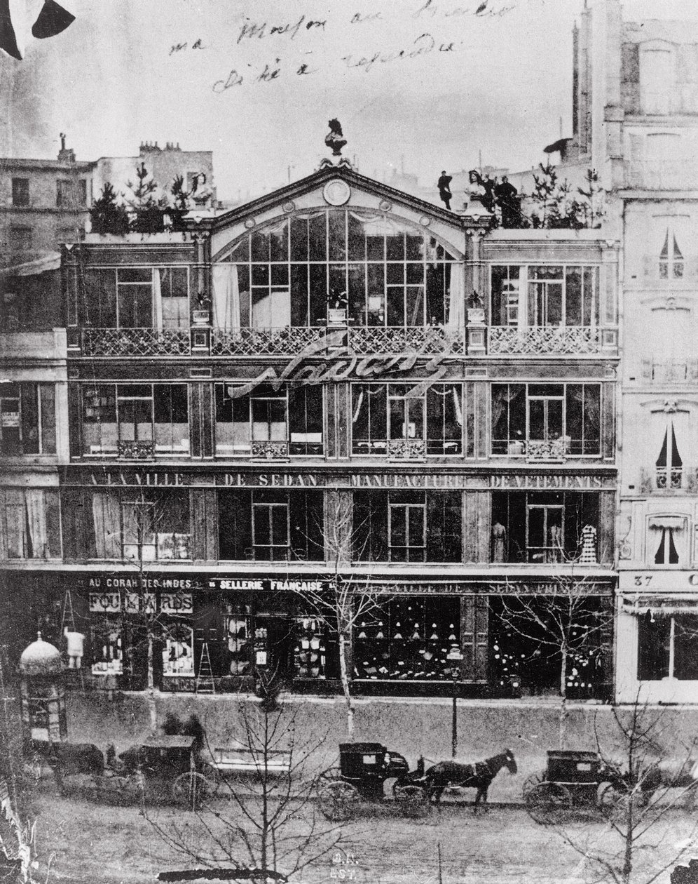 Nadar Stüdyosu, 35 Boulevard des Capucines, Paris, 1855 dolayları by Nadar