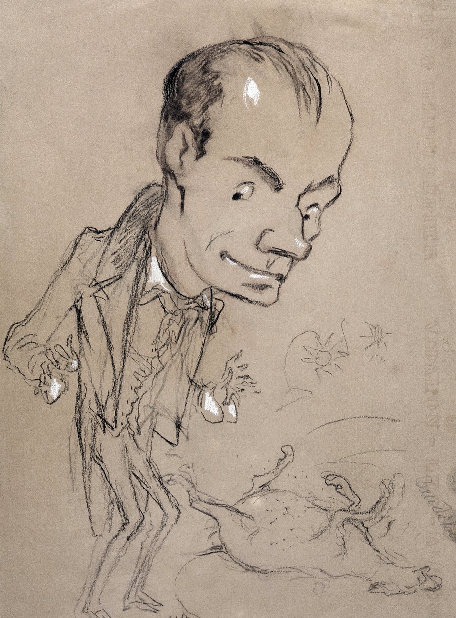 Baudelaire, ölü bir atın önünde ve sırtında hayretler içinde kalır. Charles Baudelaire şair francais