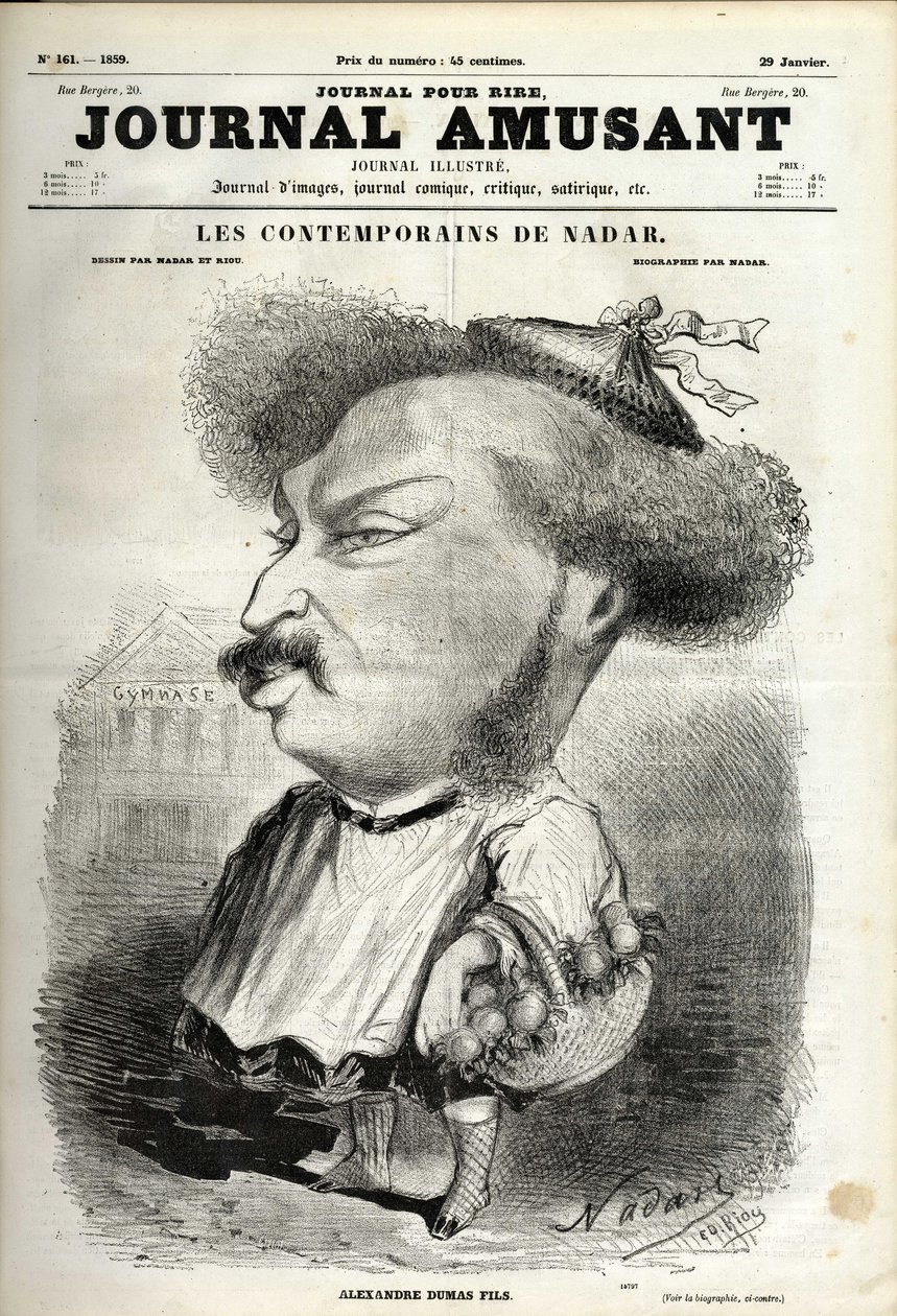 “” Eğlence Günlüğü”nün Kapağı by Nadar