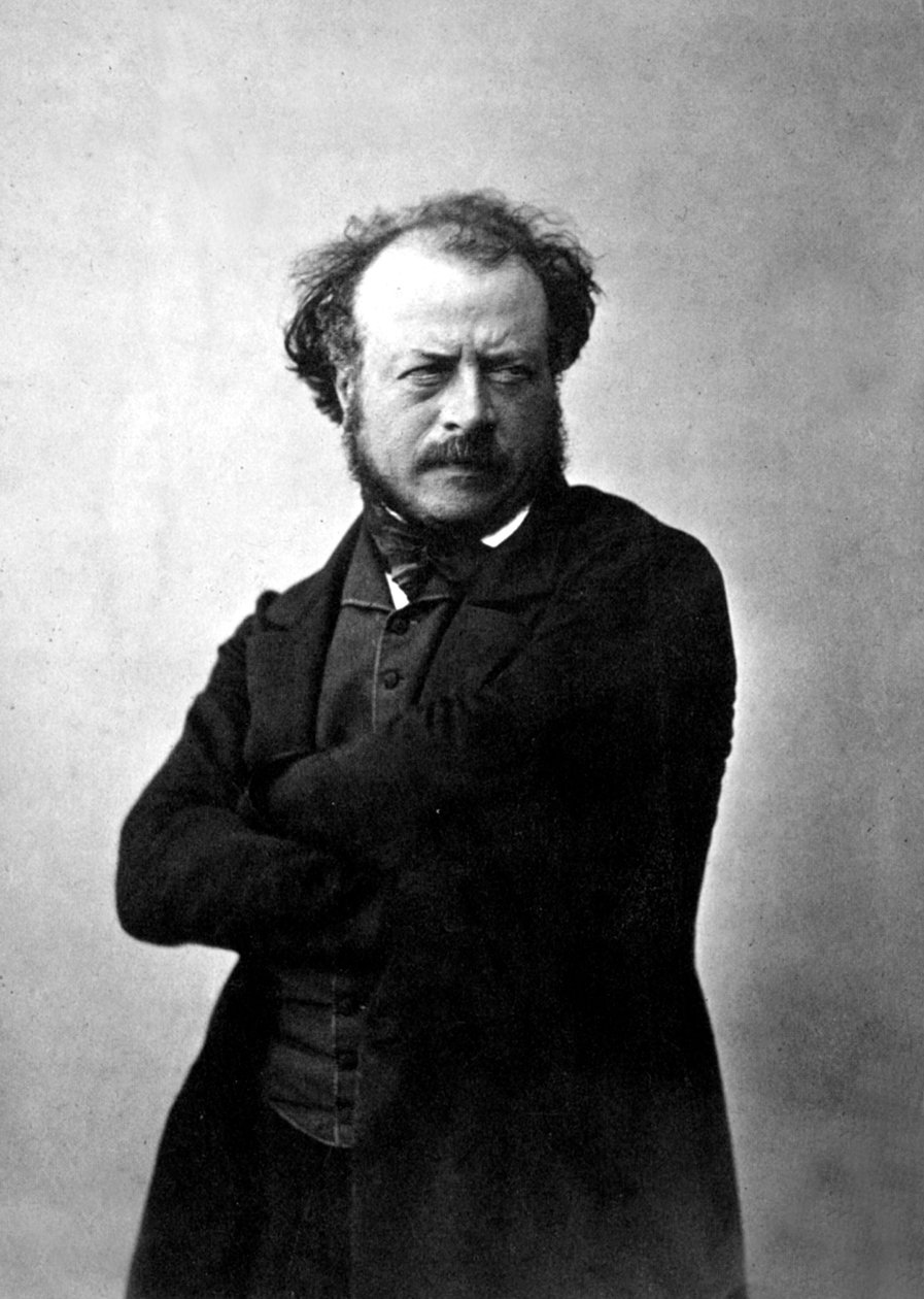 Fransız heykeltıraş Auguste Preault, Nadar tarafından fotoğraflandı, 1854 dolayları by Nadar