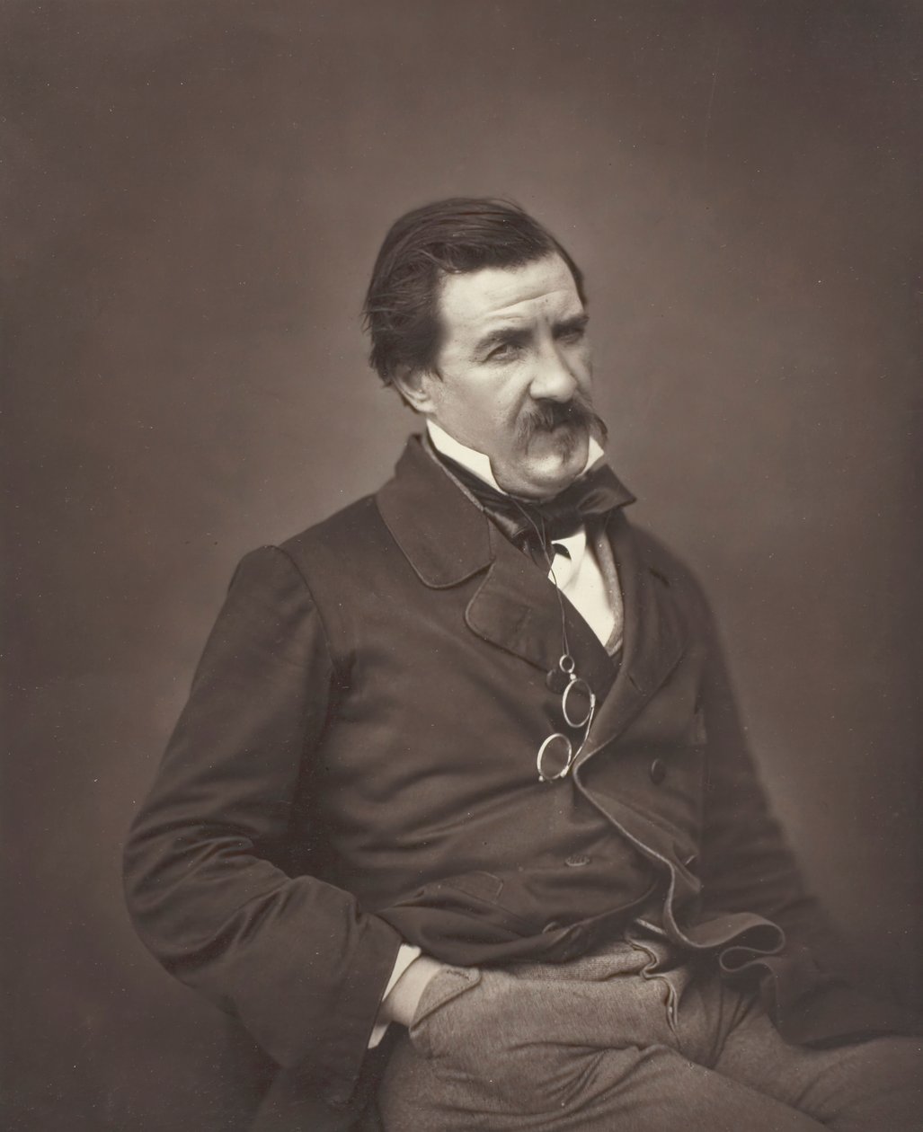 Champfleury doğumlu Jules François Felix Fleury-Husson, Fransız eleştirmen ve romancı, 1821-1889, c.1855 by Nadar