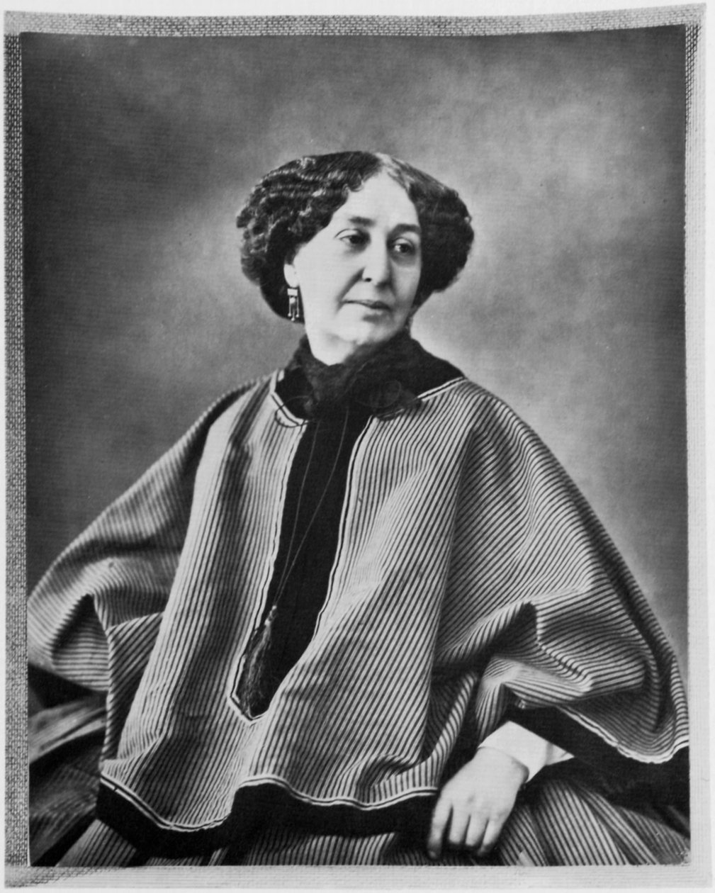 George Sand, Fransız yazar, 1864 by Nadar