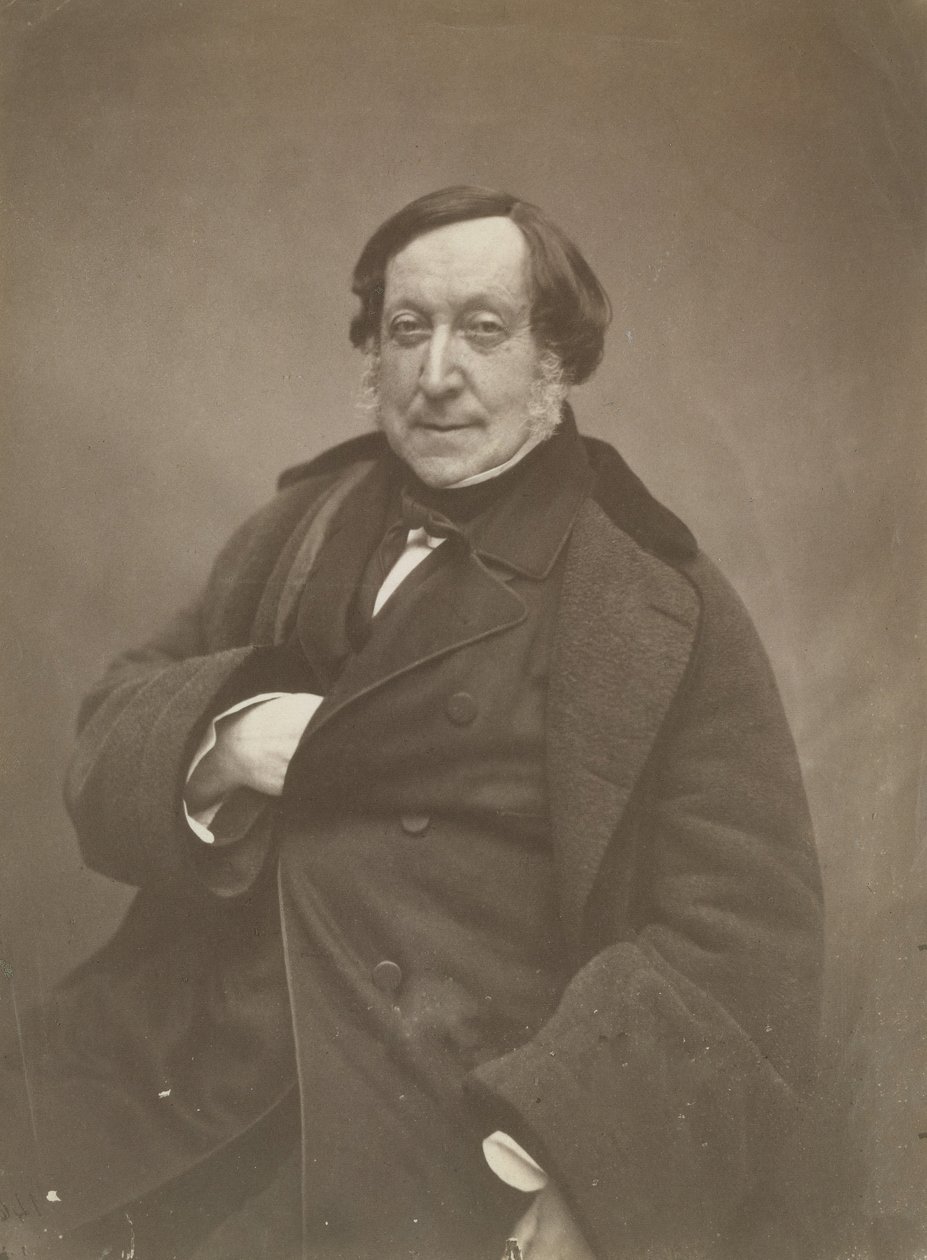 Gioacchino Rossini, Mart 1856. by Nadar