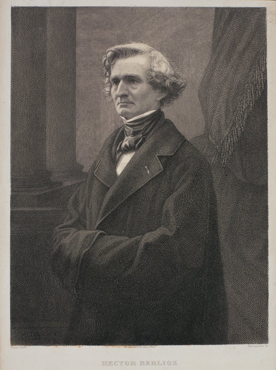 Metzmacher tarafından kazınmış Hector Berlioz (1803-69) by Nadar