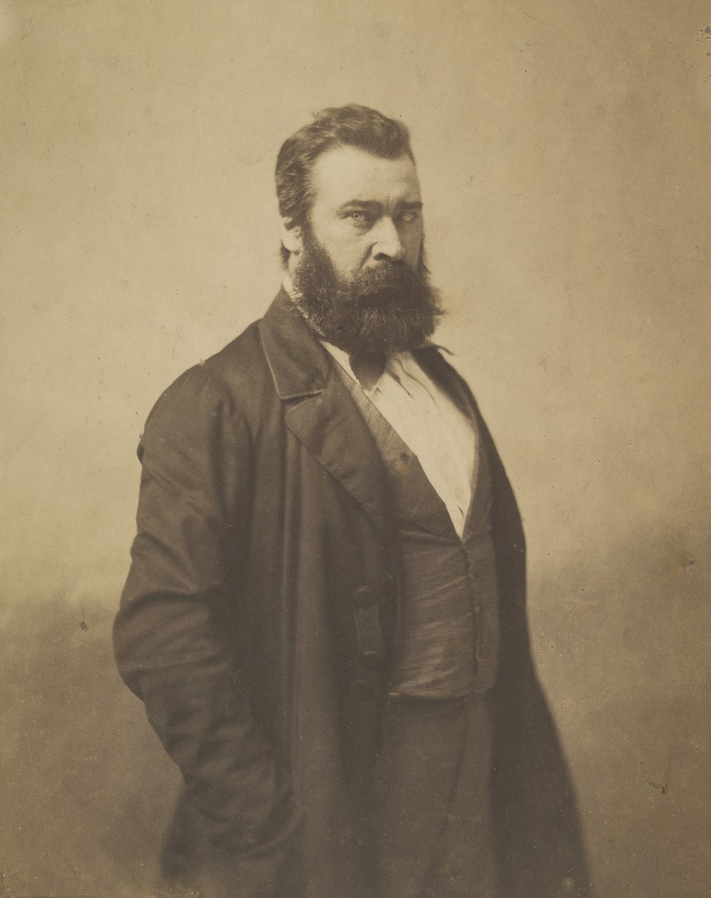 Jean-Francois Millet, 1856-58. by Nadar