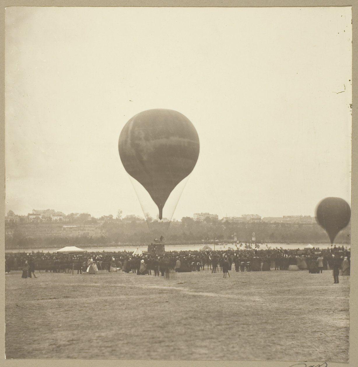 Dev, Champ de Mars, 1863 by Nadar