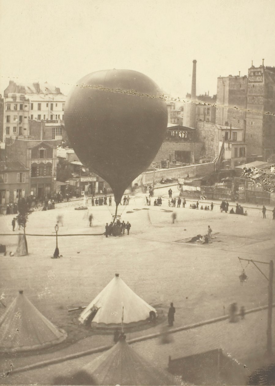 Neptün, Place Saint-Pierre, Montmartre, 23 Eylül 1870. by Nadar