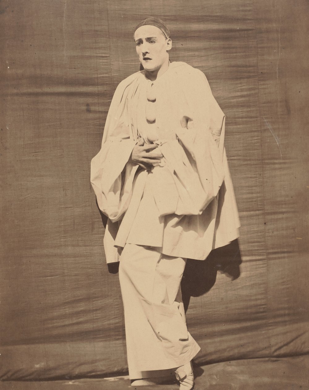 Pierrot acı çekiyor, yakl. 1854-55. by Nadar