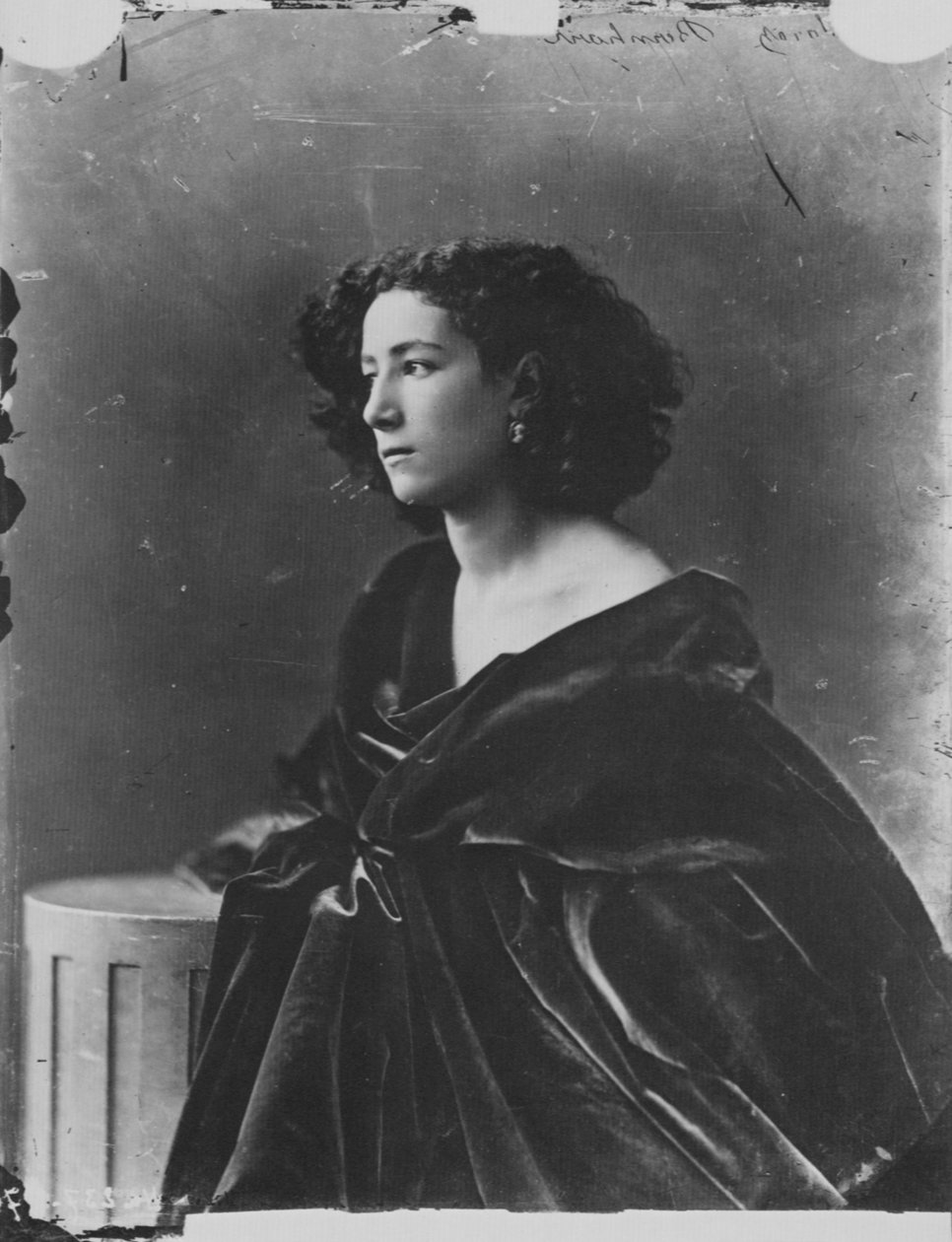Sarah Bernhardt, Fransız aktris, c1865 by Nadar