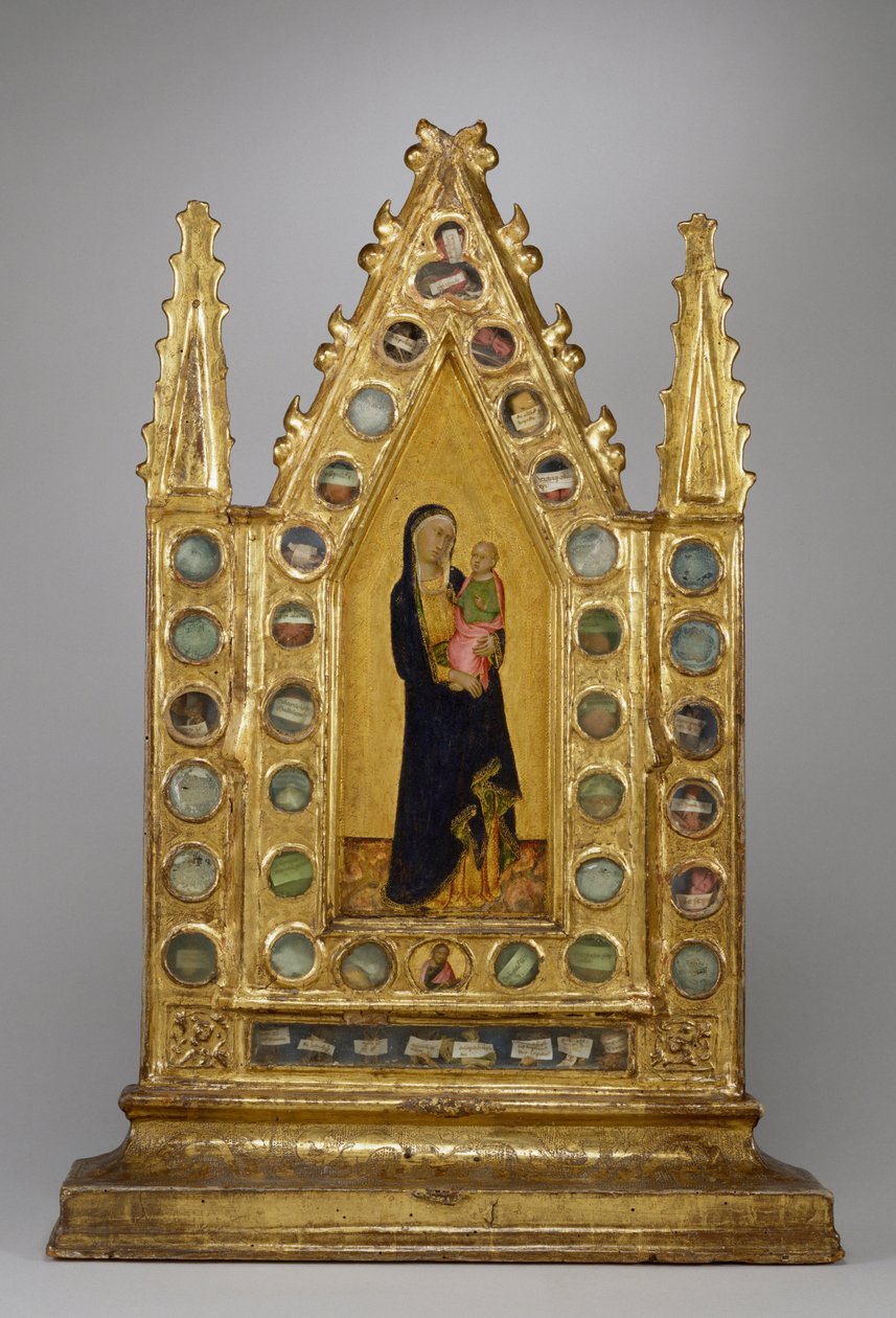 Bakire ve Çocuk ile Reliquary Tabernacle by Naddo Ceccarelli