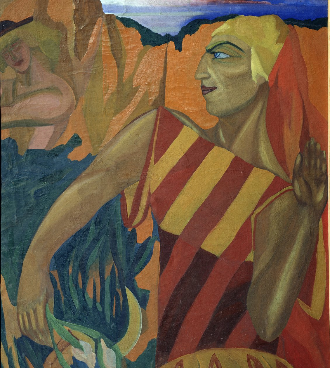 Medea. Bale için kostüm tasarımı Altın Post, 1915 by Nadezhda Vladimirovna Lermontova