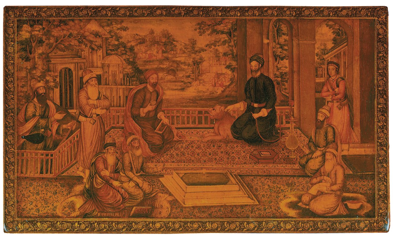 Qajar aynalı kasa, c.1840 by Najaf Ali