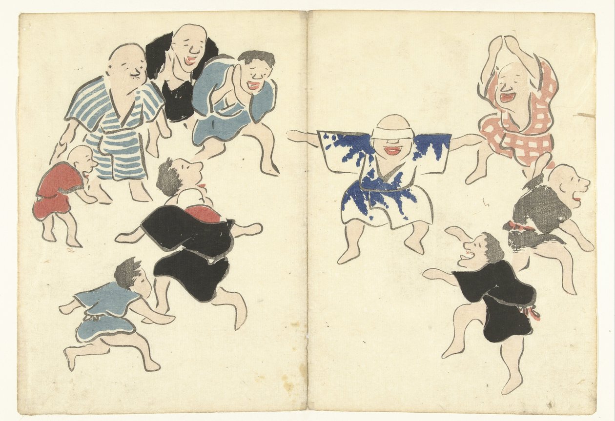 Kör adamı oynamak Korin'in albümünü yazdır (dizi adı) Korin gafu (dizi adı) by Nakamura Hochu