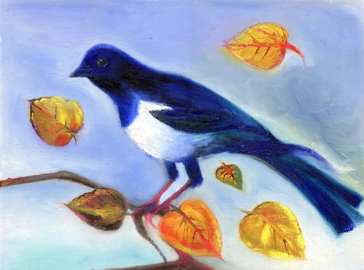 Sonbahar Saksağan, 2012, by Nancy Moniz Charalambous
