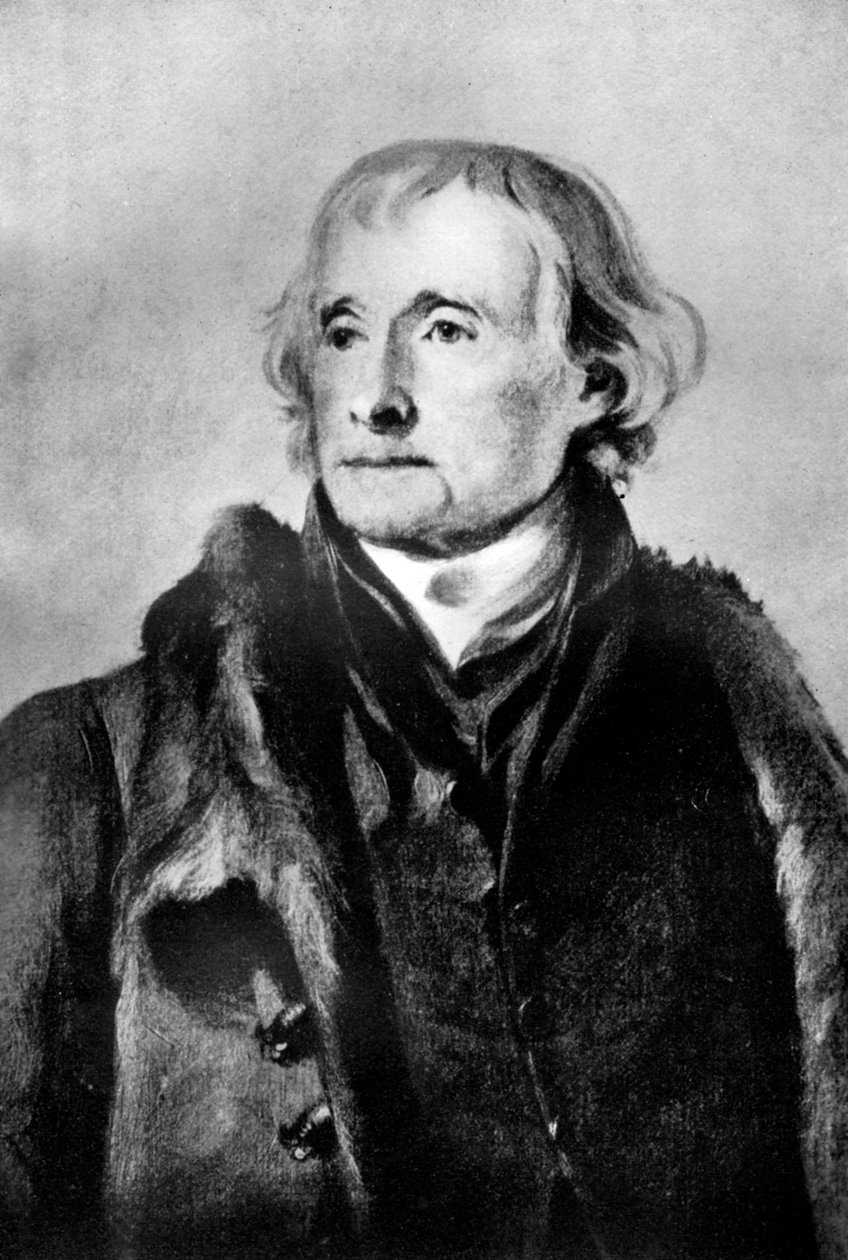 Thomas Jefferson, Amerika Birleşik Devletleri'nin üçüncü başkanı, 1933. by Nancy Clifton M. Randolph