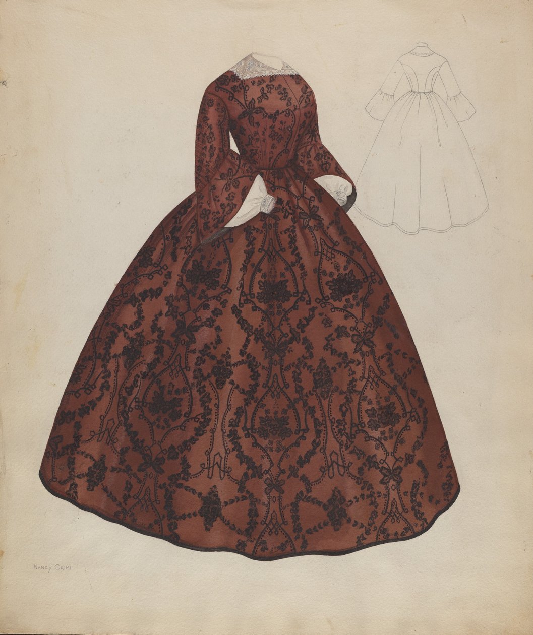Elbise, ç. 1938. by Nancy Crimi