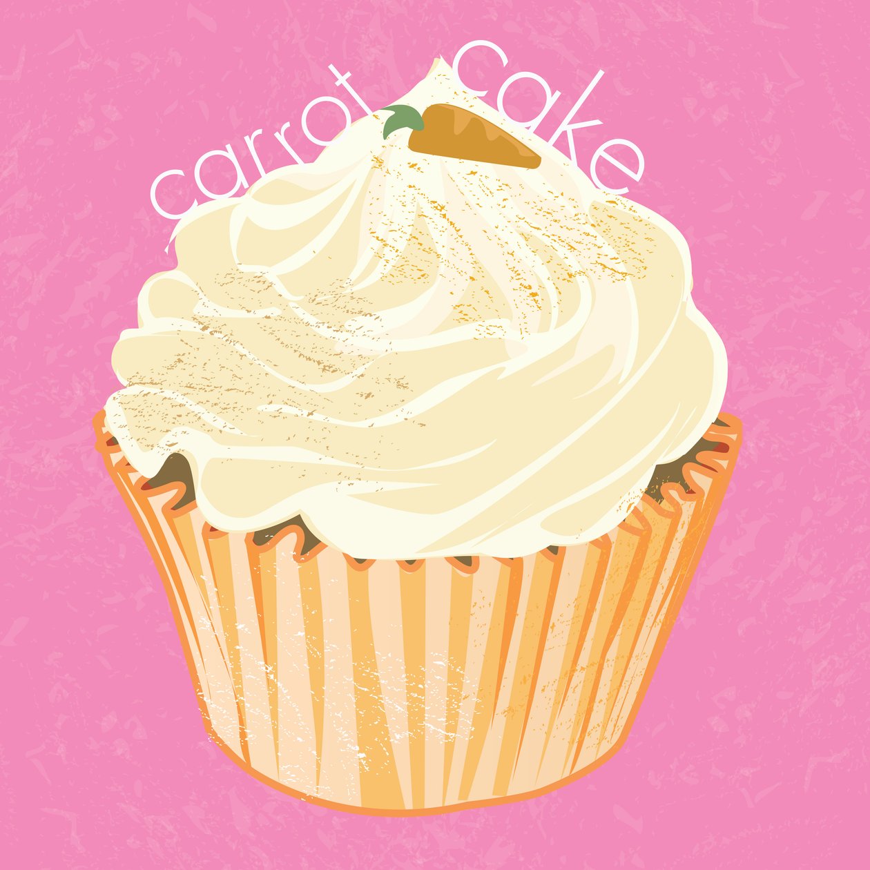 Havuçlu kek Cupcake, 2019 by Nancy Moniz Charalambous