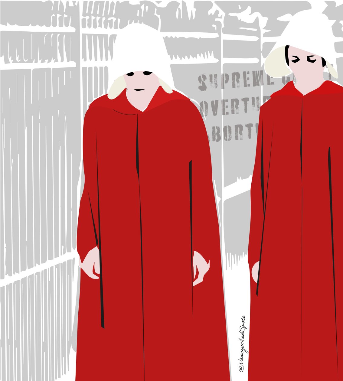 Damızlık Kızın Öyküsünün Yankıları, 2022 by Nancy Moniz Charalambous