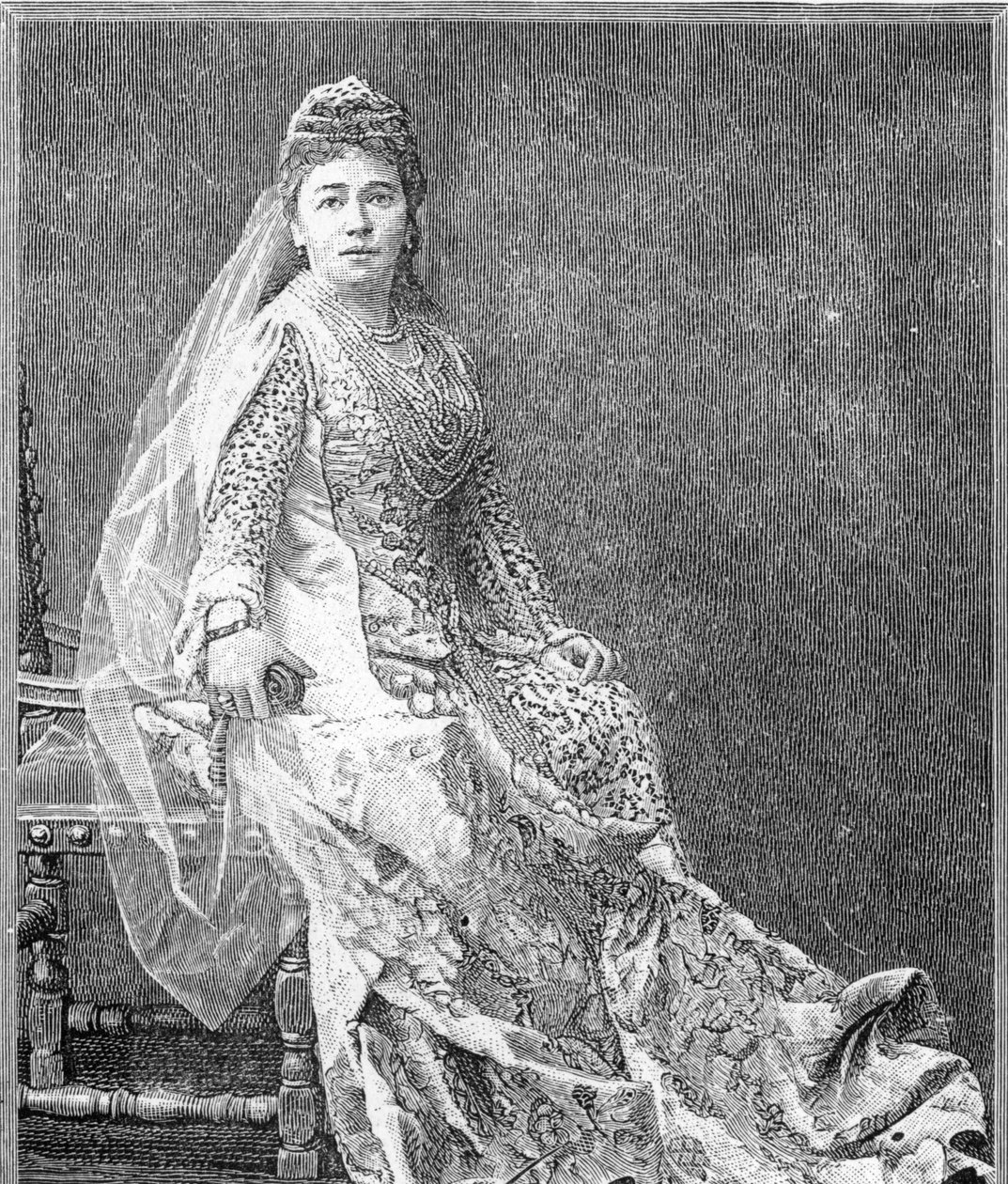 Madam Albani, 1893 by Napoleon Sarony