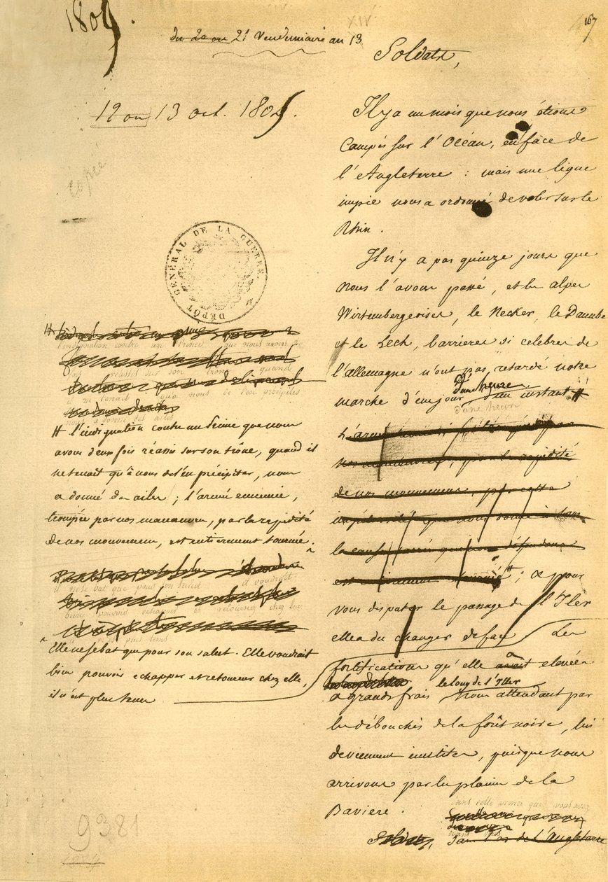 Orduya bildiri, 13 Ekim 1805, 1921. by Napoleon Bonaparte I