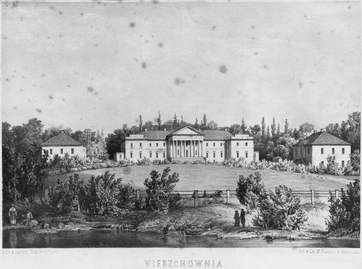 Parike na Chateau i Mereville by Napoleon Orda