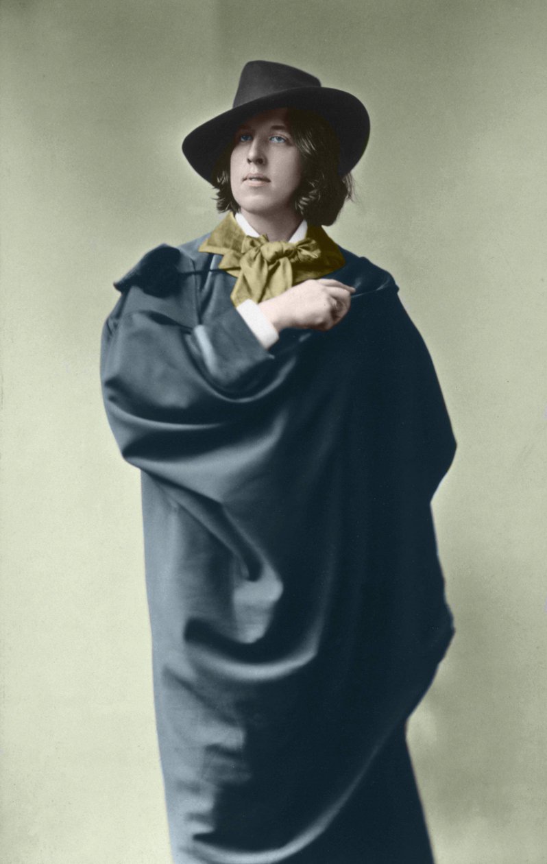 Oscar Wilde (1854 - 1900) yaklaşık 1882 (fotoğraf) by Napoleon Sarony