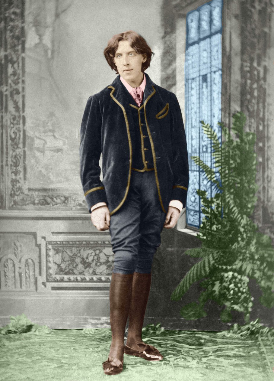 Oscar Wilde (1854 - 1900) yaklaşık 1882 (fotoğraf) by Napoleon Sarony