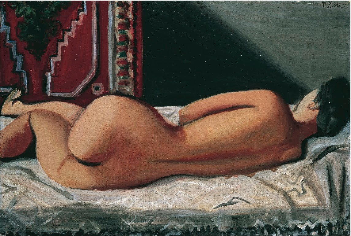 Reclining Nude  by Narashige Koide