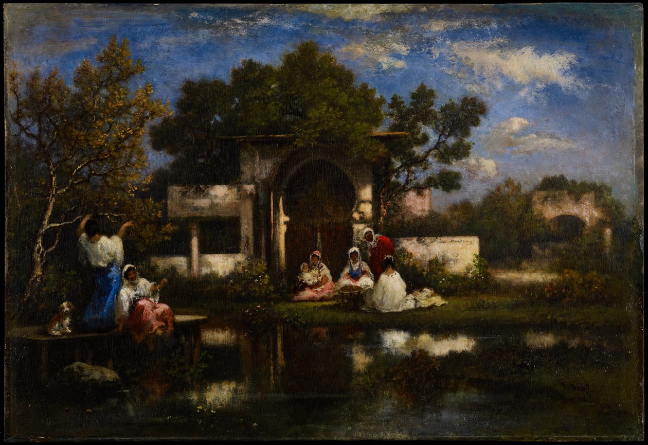 Saray, Konstantinopolis, 1865-75 by Narcisse Virgile Diaz de la Peña
