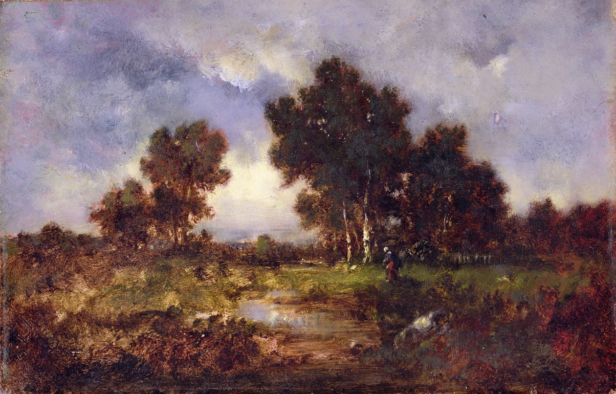 Ağaçlar ve Havuz, c.1845 by Narcisse Virgile Diaz de la Peña
