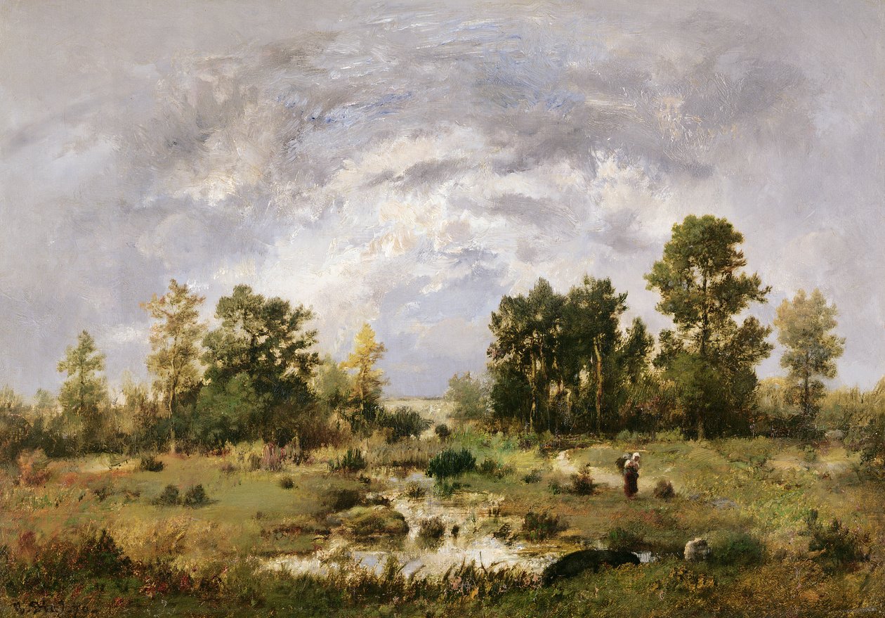 Ormanlık alan, 1870 by Narcisse Virgile Diaz de la Peña