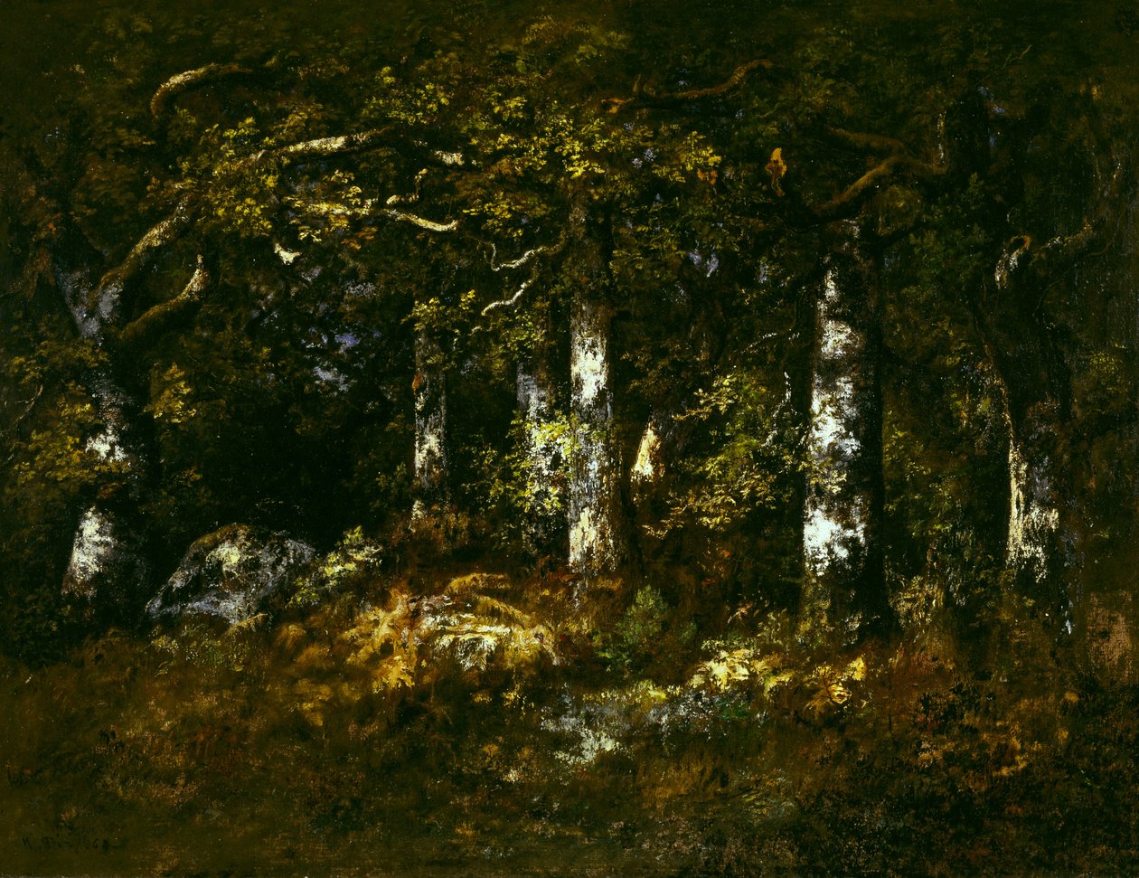 Fontainebleau Ormanı, 1868 by Narcisse Virgile Diaz de la Peña