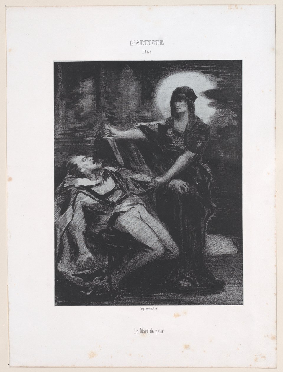 Korkunun Ölümü, 1830-76., 1830-76. by Narcisse Virgile Diaz de la Peña