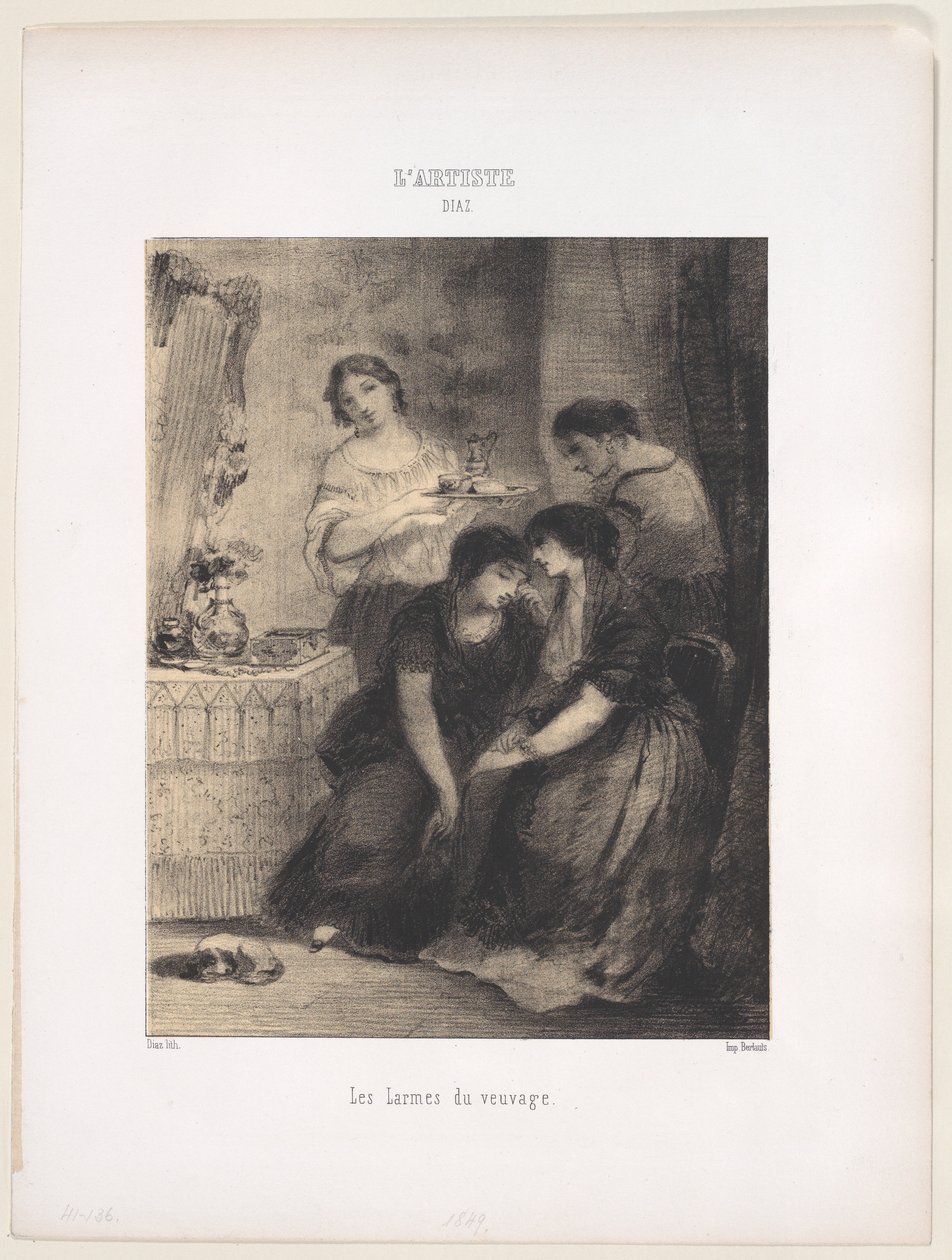 Dulluğun Gözyaşları, 1830-76., 1830-76. by Narcisse Virgile Diaz de la Peña