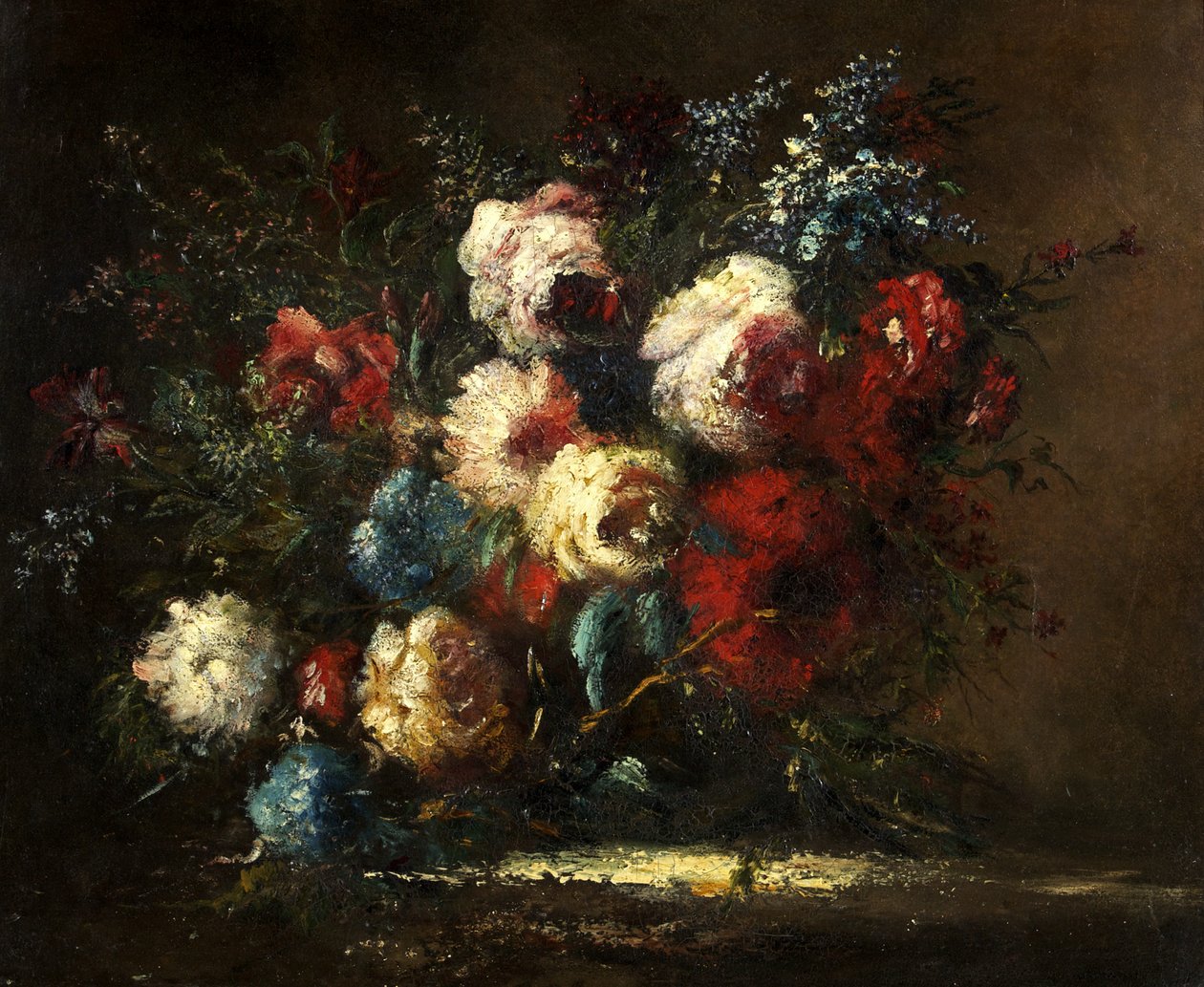 Çiçek resmi by Narcisse Virgile Diaz de la Peña