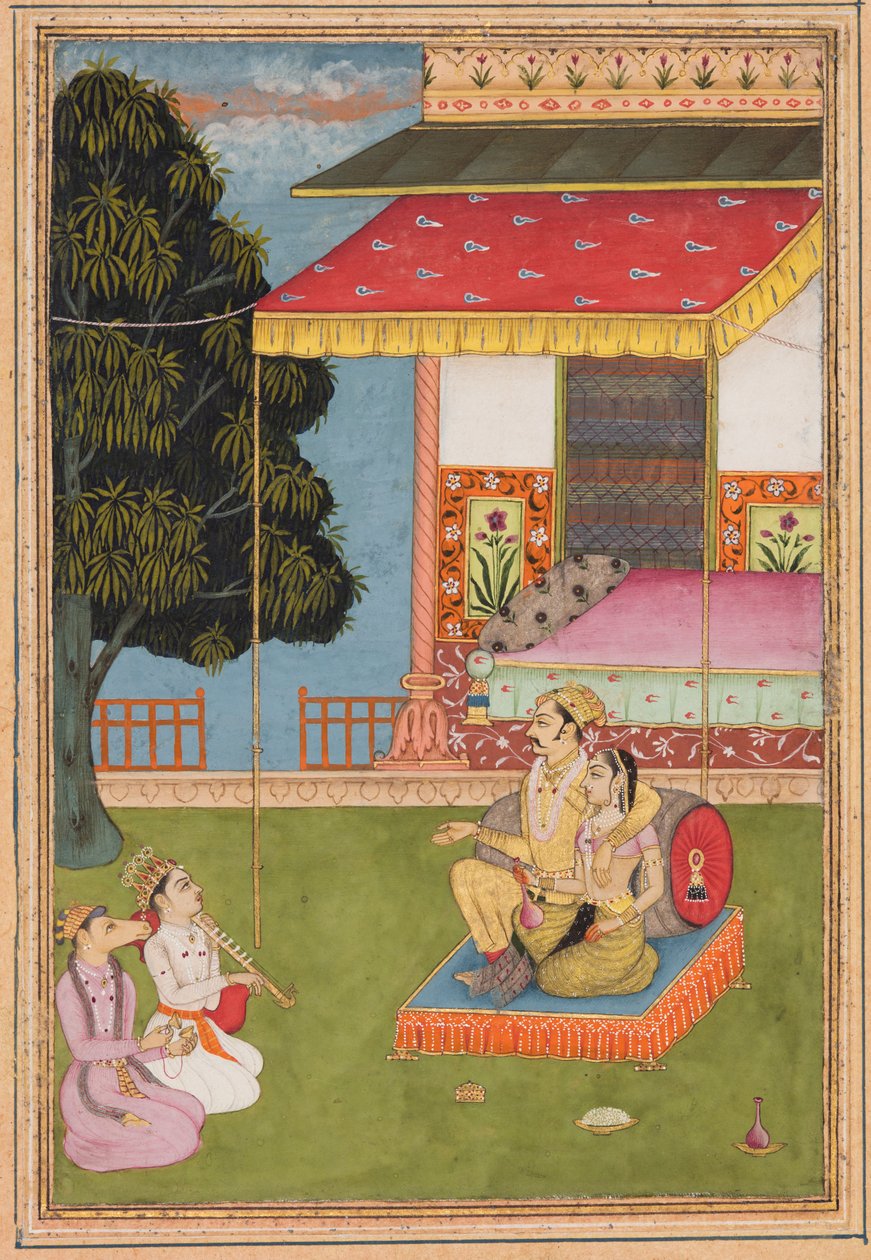 Ragamala serisinden bir sayfa: Sri Raga, 1695. by Nasiruddin