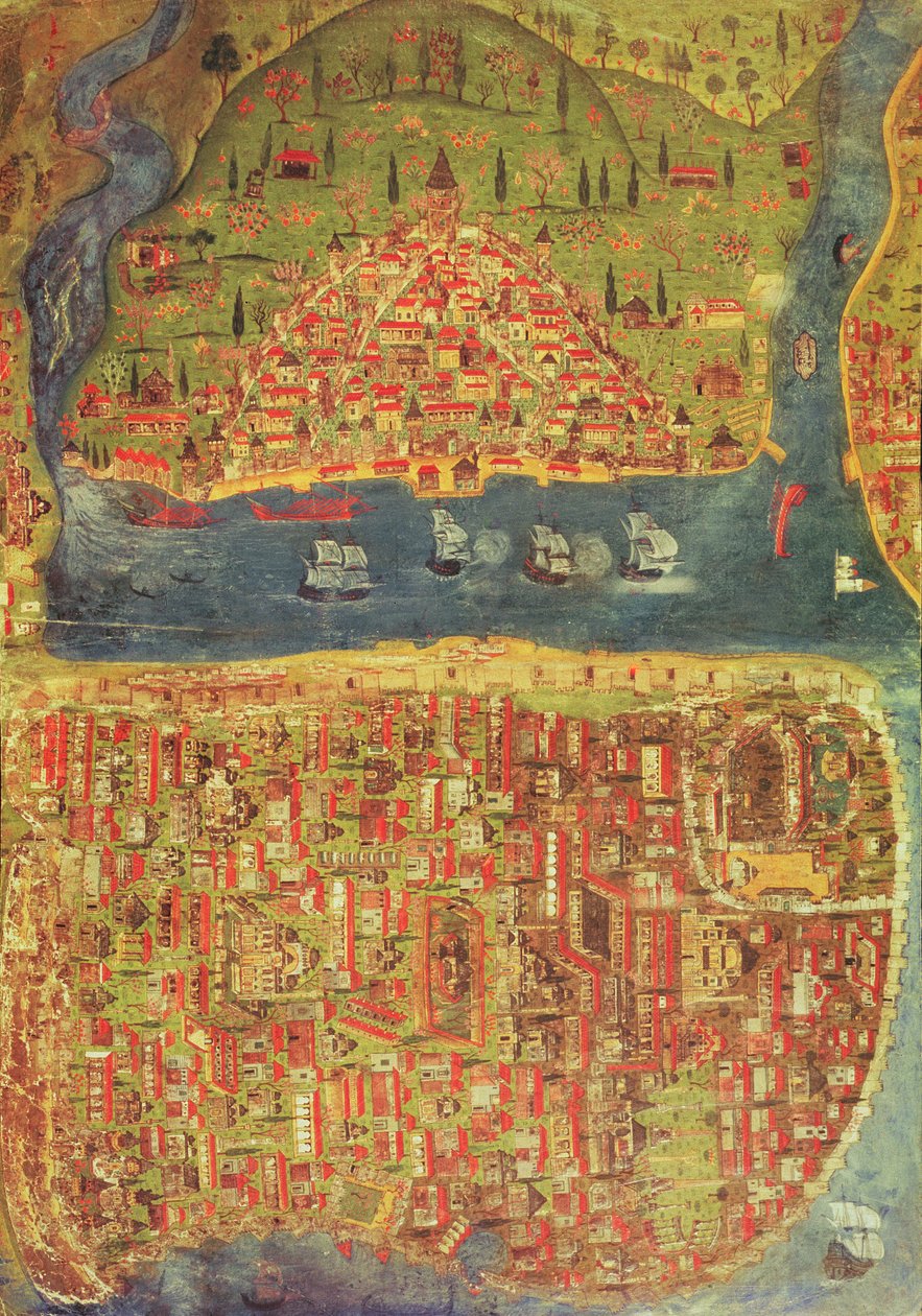 IUK T.5964 İstanbul Manzarası by Nasuh Al Silahi