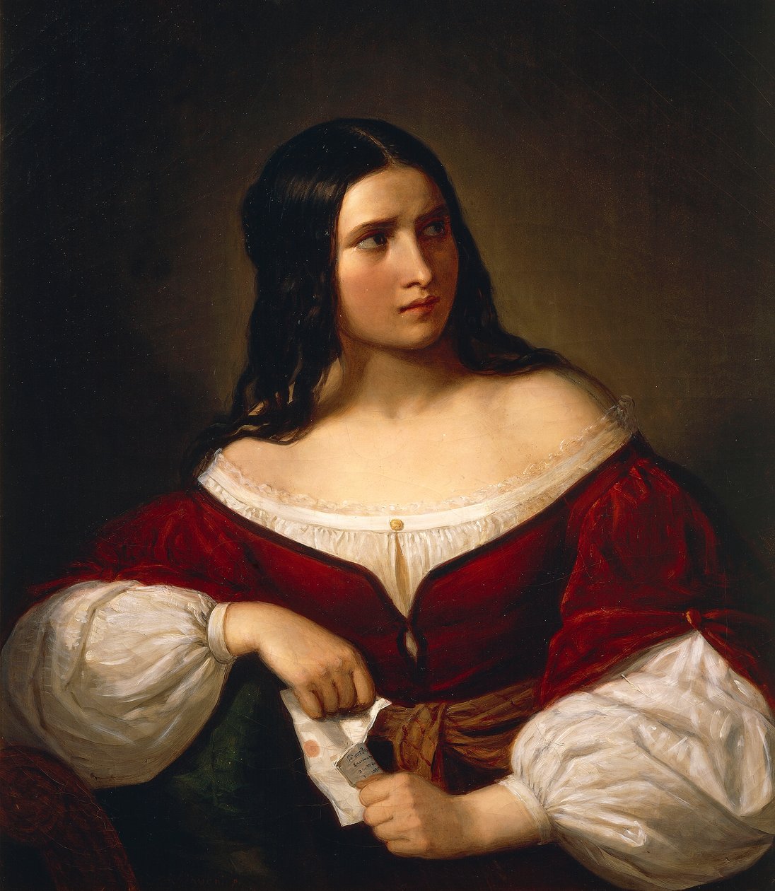Kıskançlık, Natale Schiavoni (1777-1858), tuval üzerine yağlı boya by Natale Schiavoni