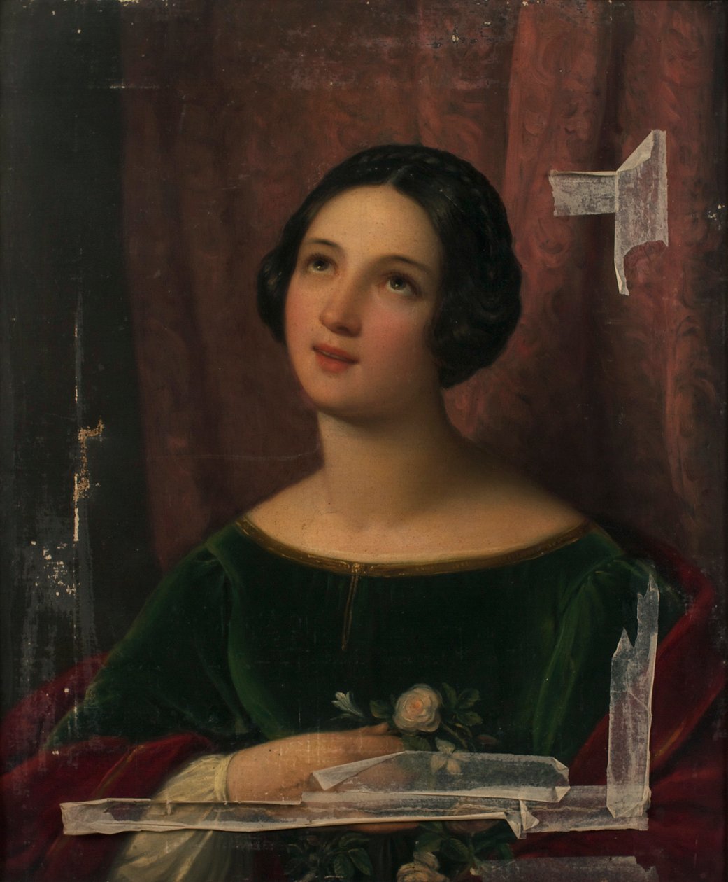 çiçekli kız by Natale Schiavoni