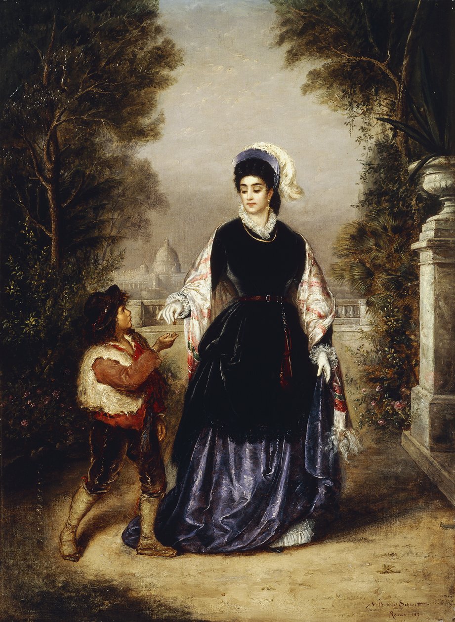 Cömert Hanım, 1874 by Nathanial Schmitt
