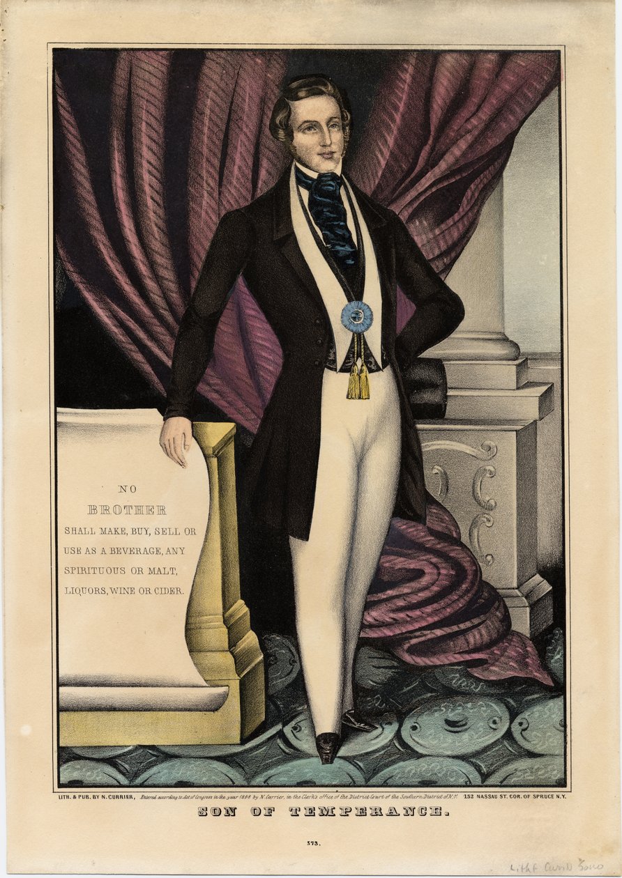 N. Currier, New York, 1848 tarafından yayınlanan ölçülülüğün oğlu by Nathaniel Currier