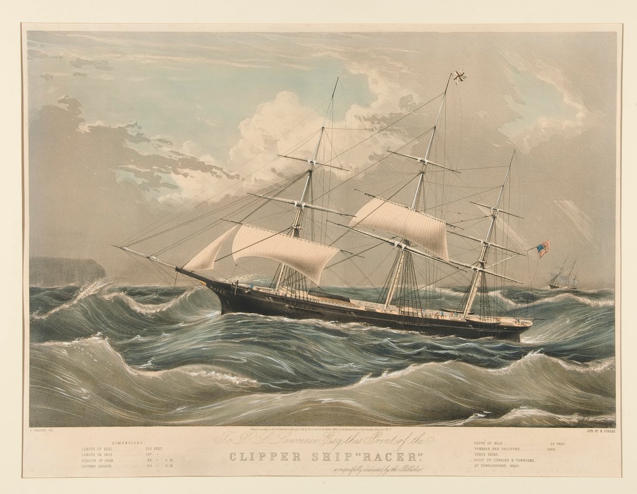 kesme gemisi by Nathaniel Currier