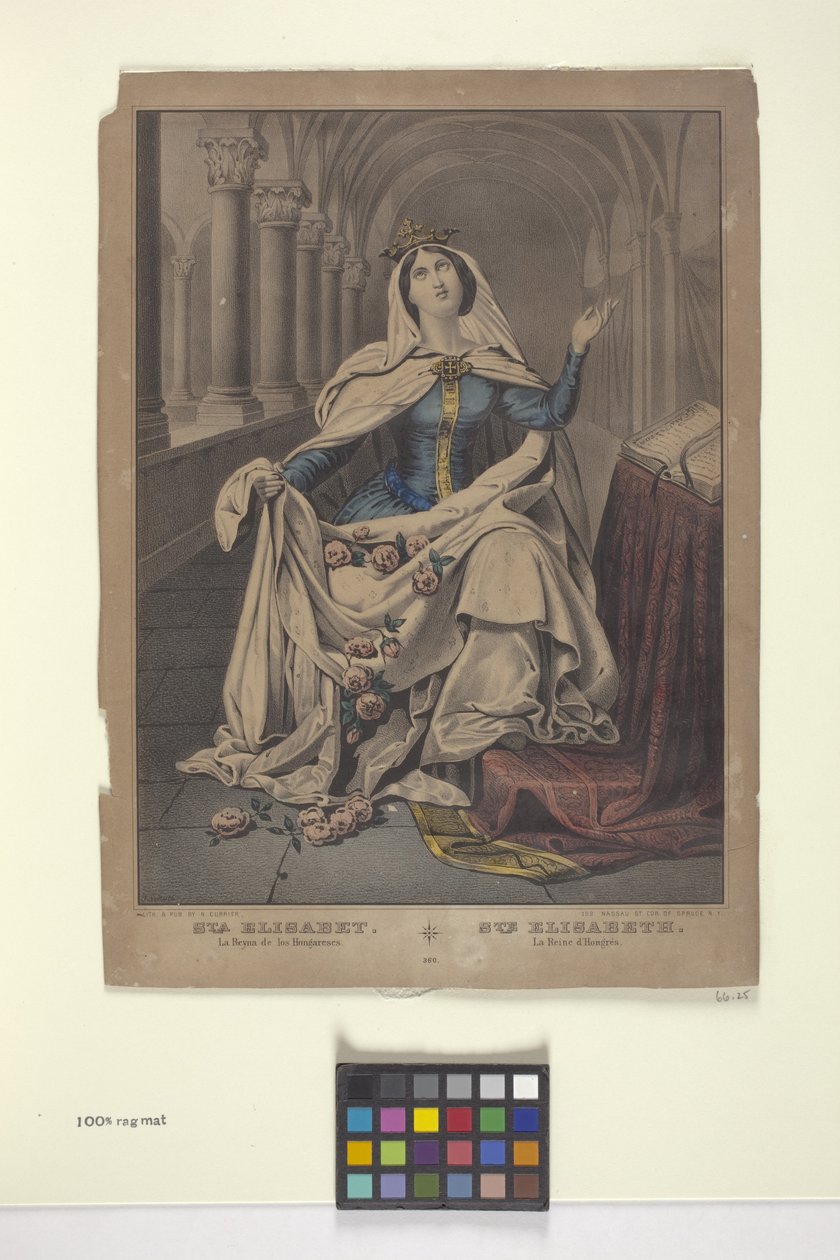 Elizabeth (mürekkep, kurşun kalem) by Nathaniel Currier