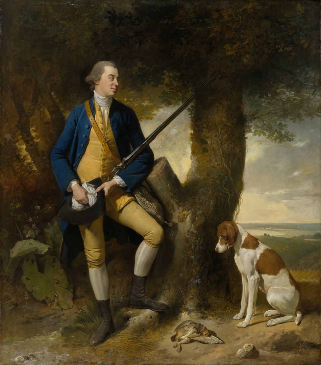 Oldfield Bowles (1740-1810), yaklaşık 1775-1780 (tuval üzerine yağlı boya) by Nathaniel Dance