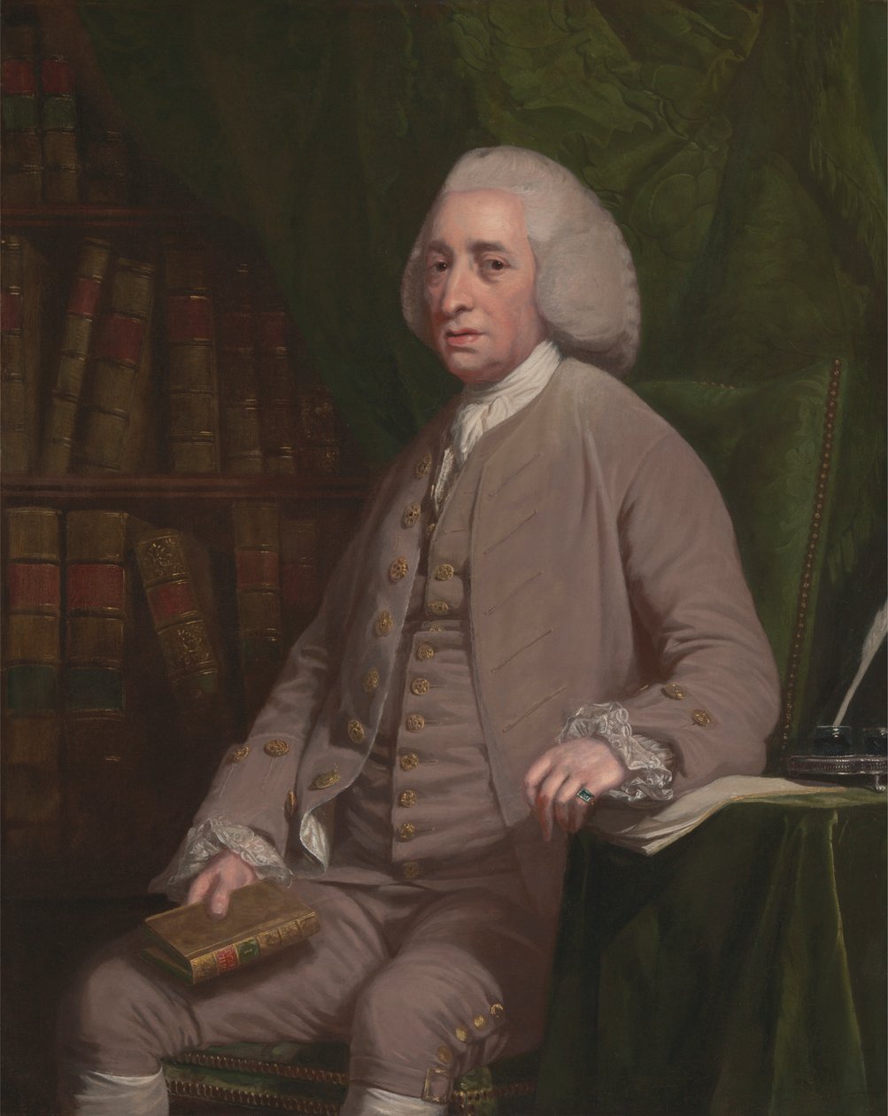 Tobias Smollet by Nathaniel Dance