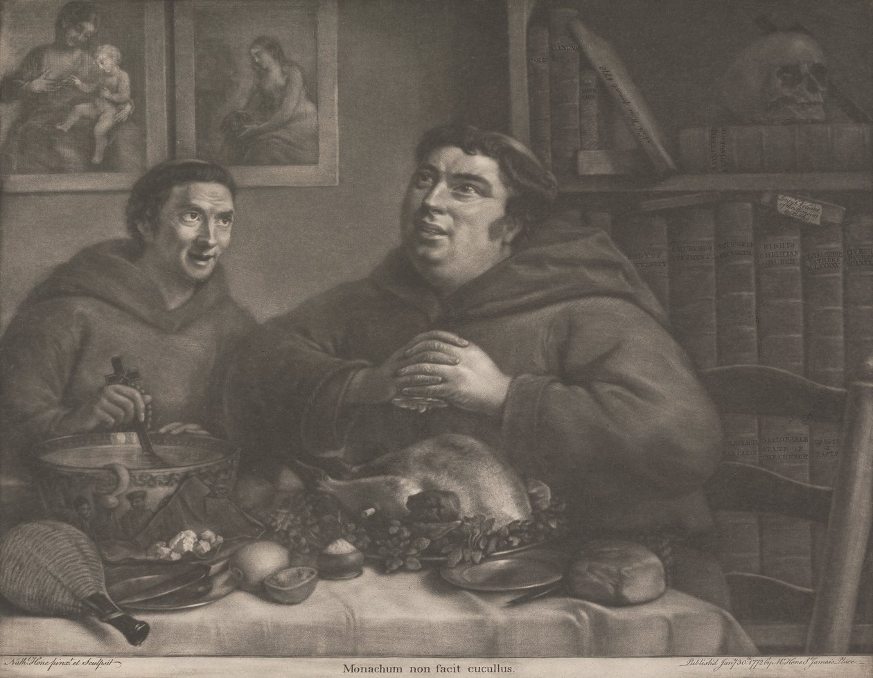 Kukuletası Keşişi Yaratmaz by Nathaniel Hone