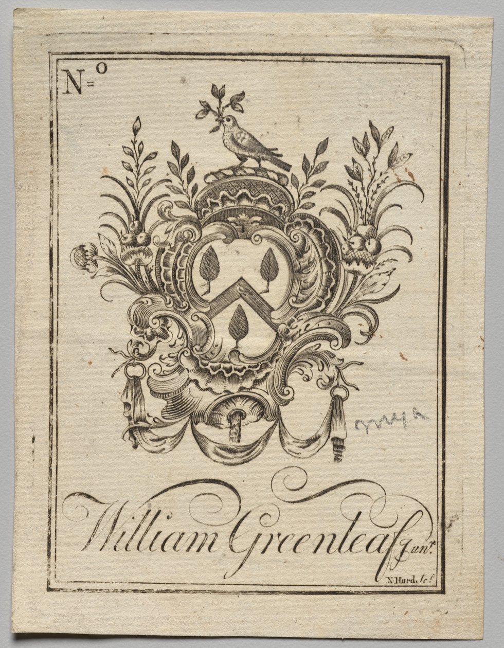 Kitapçık: William Greenleaf Jun.r yazılı Arması by Nathaniel Hurd