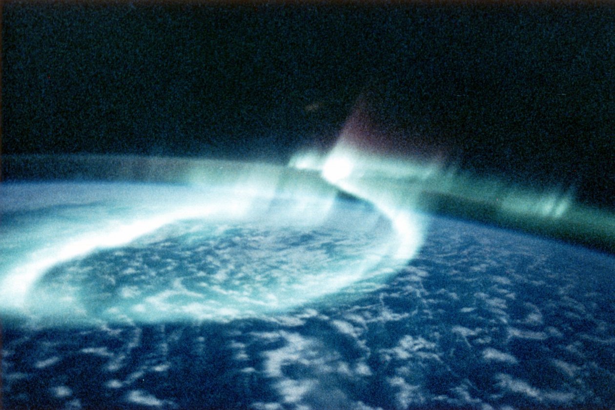 Aurora Borealis (Kuzey Işıkları) uzaydan görüntülendi. NASA