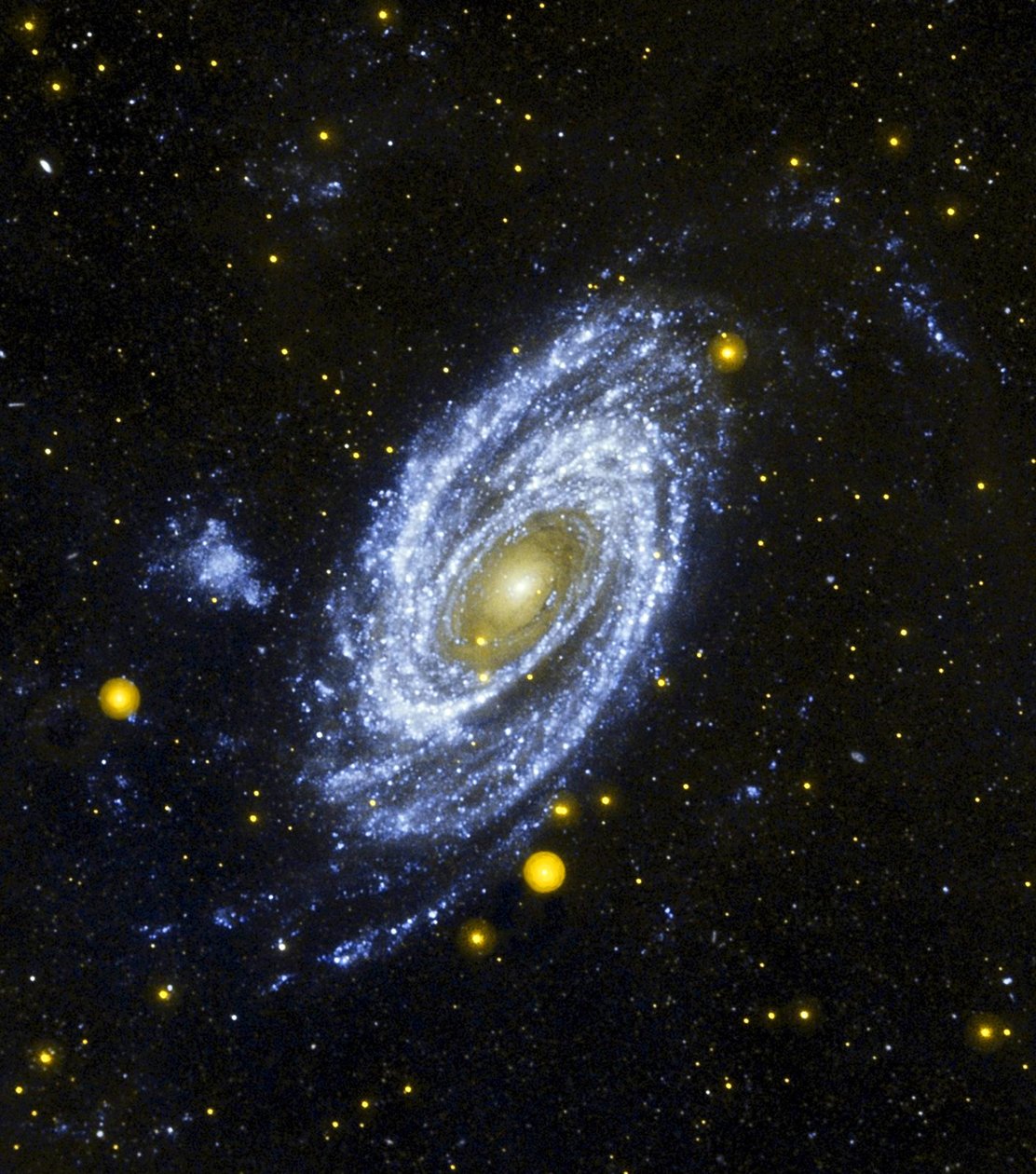 Spiral Galaxy M81, Hubble Uzay Teleskobu