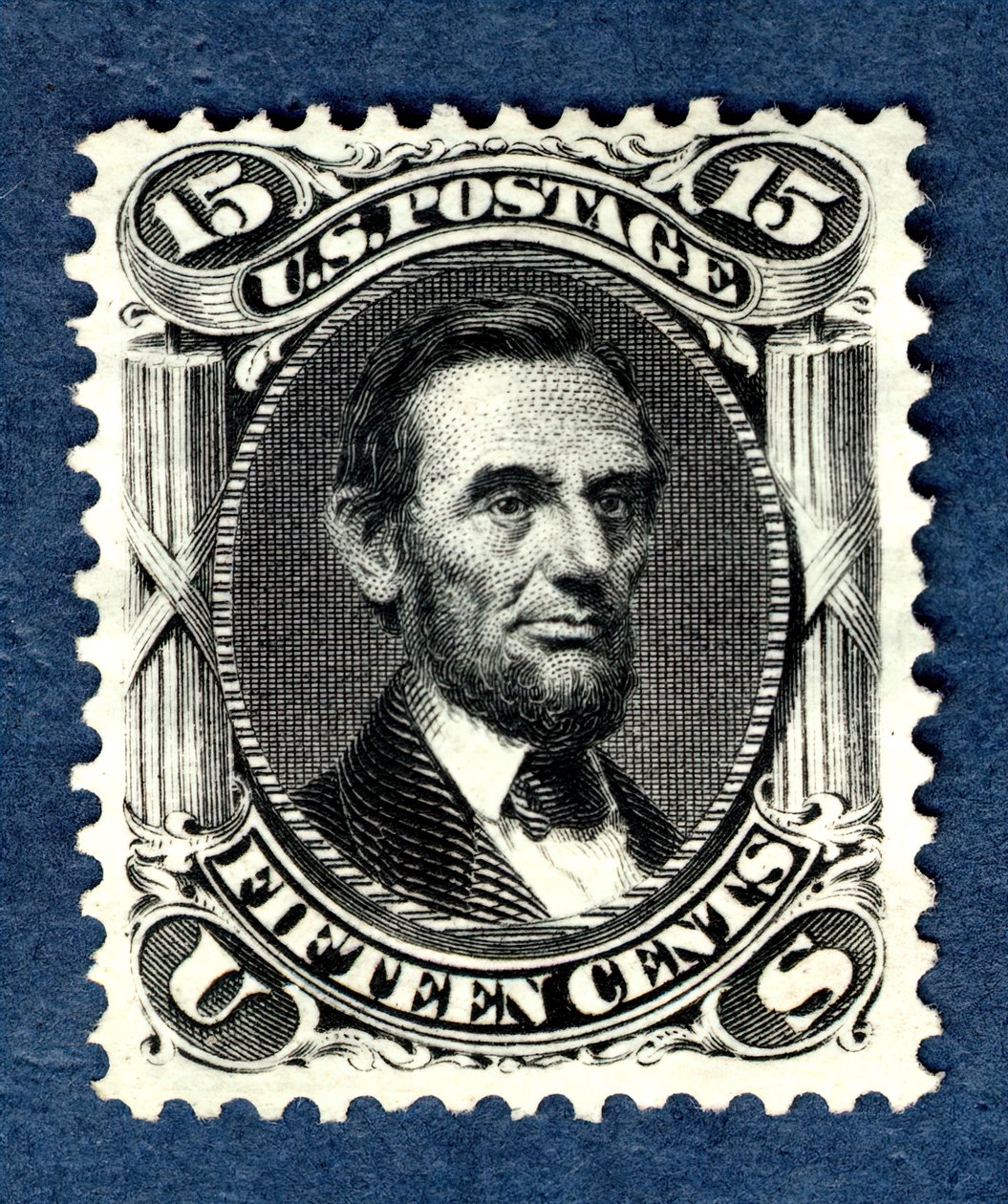 15c Abraham Lincoln, 1875 single